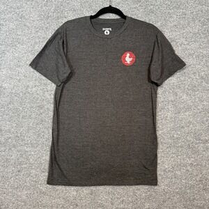 Zaxbys Shirt Mens Medium Gray Dippin Got Me Trippin Restaurant Casual Tshirt